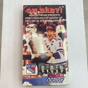 Oh Baby! 1993-94 NY Rangers VHS MSG Network (BIN2)